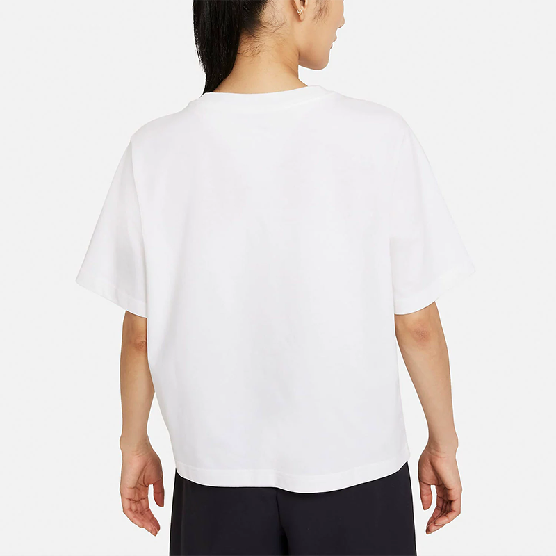 正品Nike/耐克短袖女子简约圆领半袖运动休闲透气T恤衫DD1238-100-图0