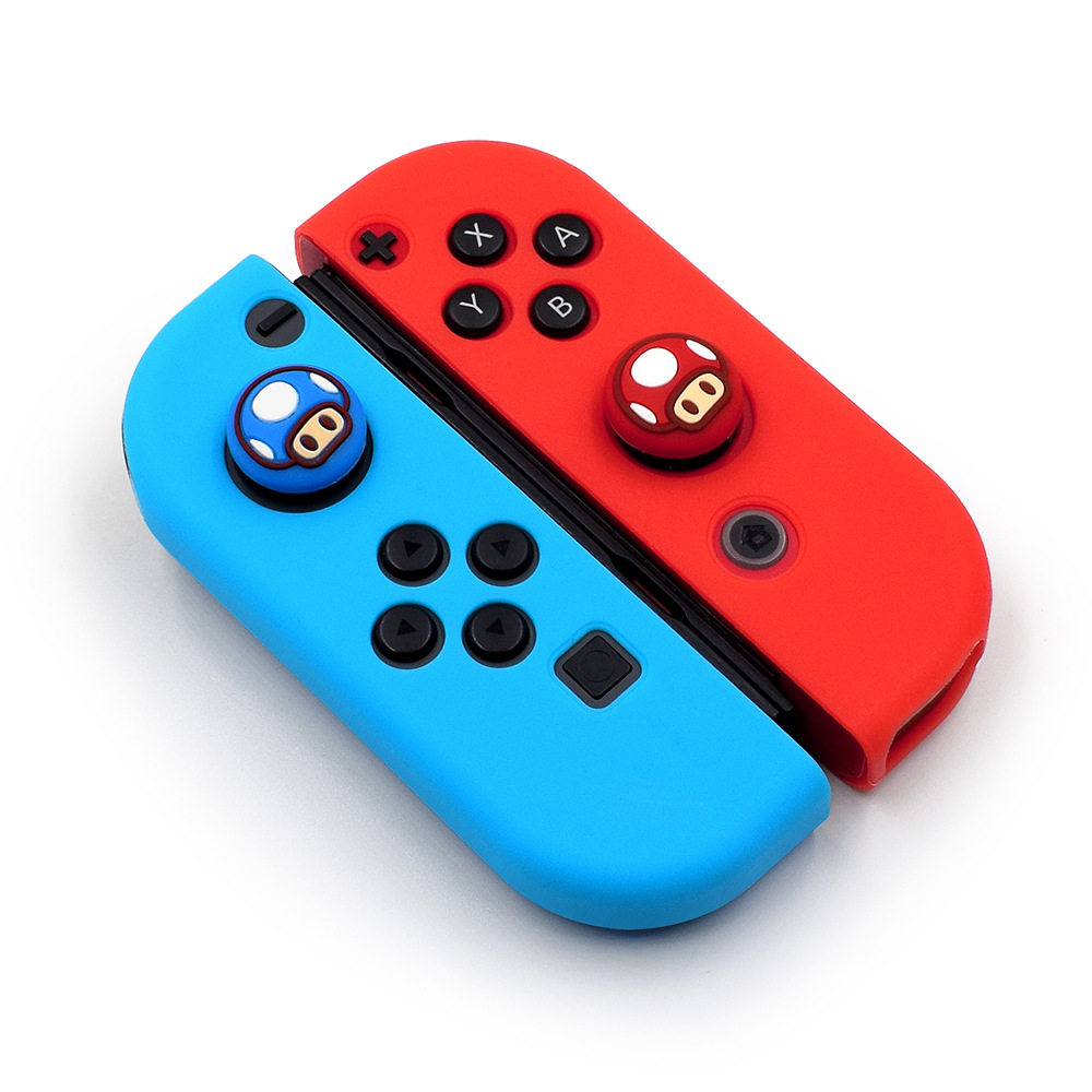 任天堂joycon手柄硅胶套switch左右手柄保护套硅胶软套手柄分体套 - 图0