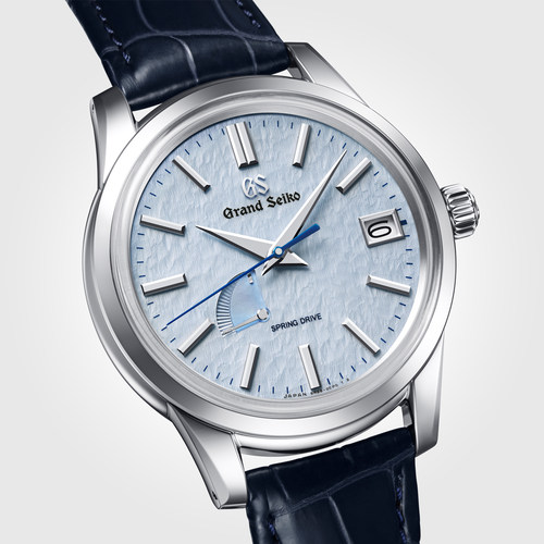 【信州蓝雪】GrandSeiko冠蓝狮gs信州蓝雪花SD简约手表男SBGA407G - 图0