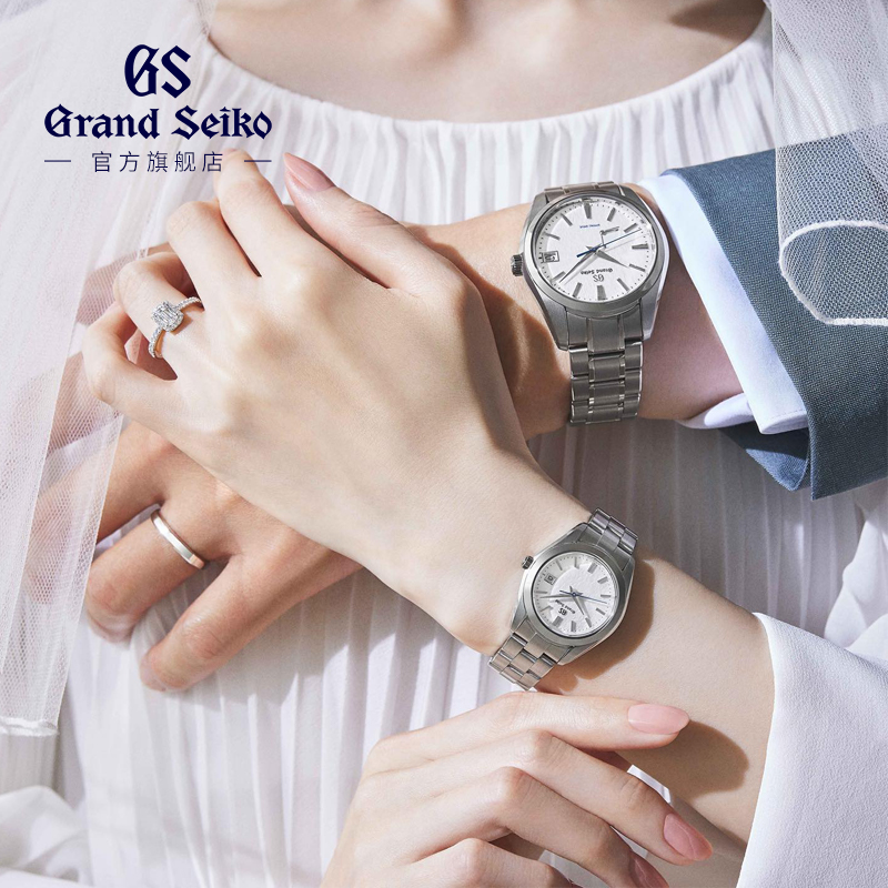 【女雪花】GrandSeiko冠蓝狮大精工gs信州女雪花石英表STGF359G-图3