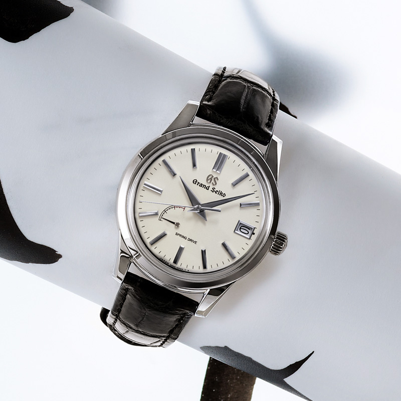 GrandSeiko冠蓝狮大精工gs官方机械皮带男表SBGA293G