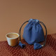 Gift bag pure cotton drawstring small cloth bag thickened cotton bag jewelry bag Wenhua jade hand-held items storage bag