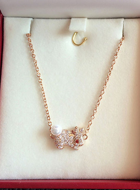 日韩气质可爱小兔子吊坠项链