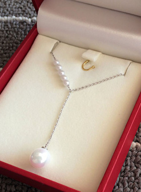 珍珠项链短款冷淡风流苏锁骨链