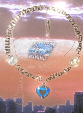 钛钢Y2K原创夜光项链男女