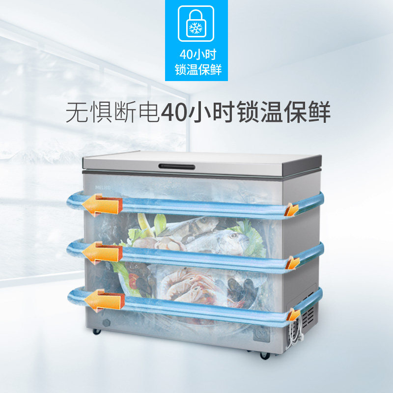 家用小型冷柜冷藏冷冻商用l美菱柜 易宇电器冷柜