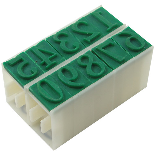 新款特价 亚信S-1数字号码印 活字印字母组合印章 w-044字高17mm - 图2