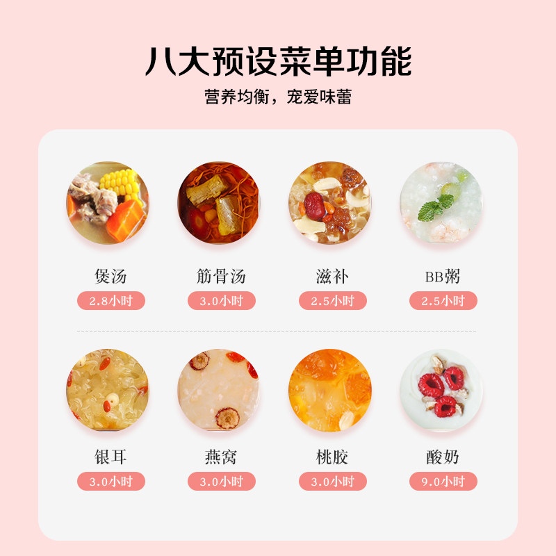 天际电炖炖锅小型隔水炖家用煲汤锅 天际电炖/煮粥锅/文火炉
