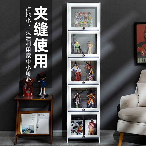 展示柜手办亚克力展示架乐高非玻璃化妆品产品陈列柜子烟货架家用 - 图1