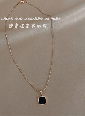 「全店买二赠一」轻奢女锁骨链