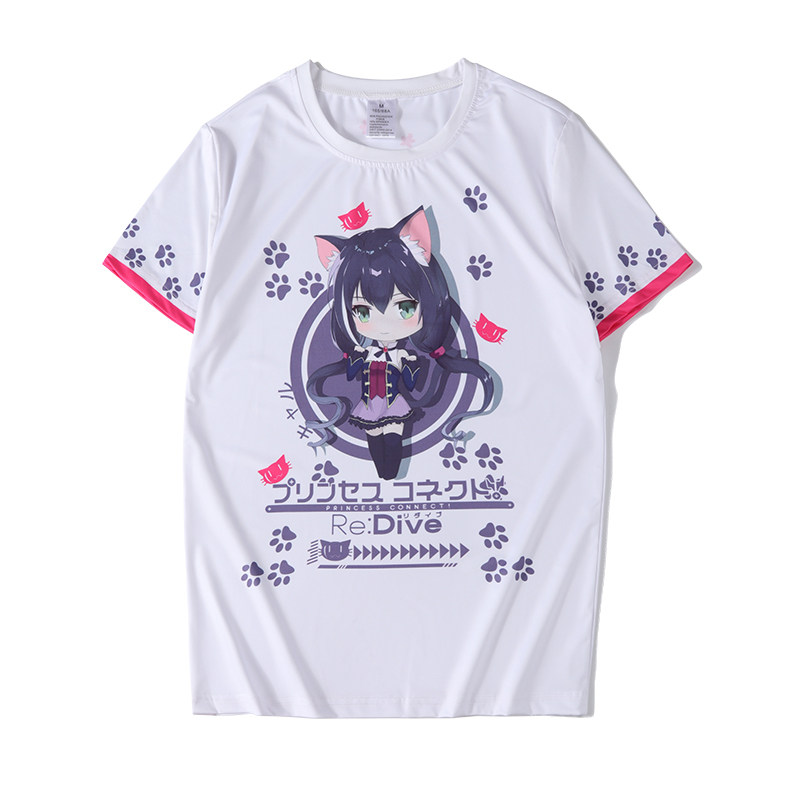 公主连接动漫可可萝凯露二次元 t恤 劲魔豹T恤