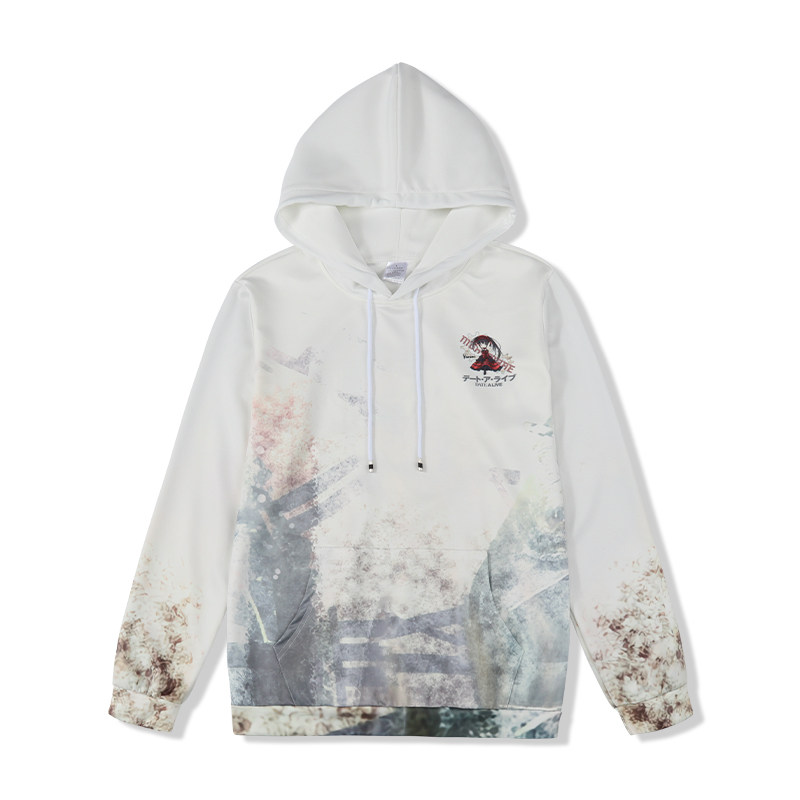 动漫时崎狂三约会大作战长袖款卫衣 劲魔豹卫衣