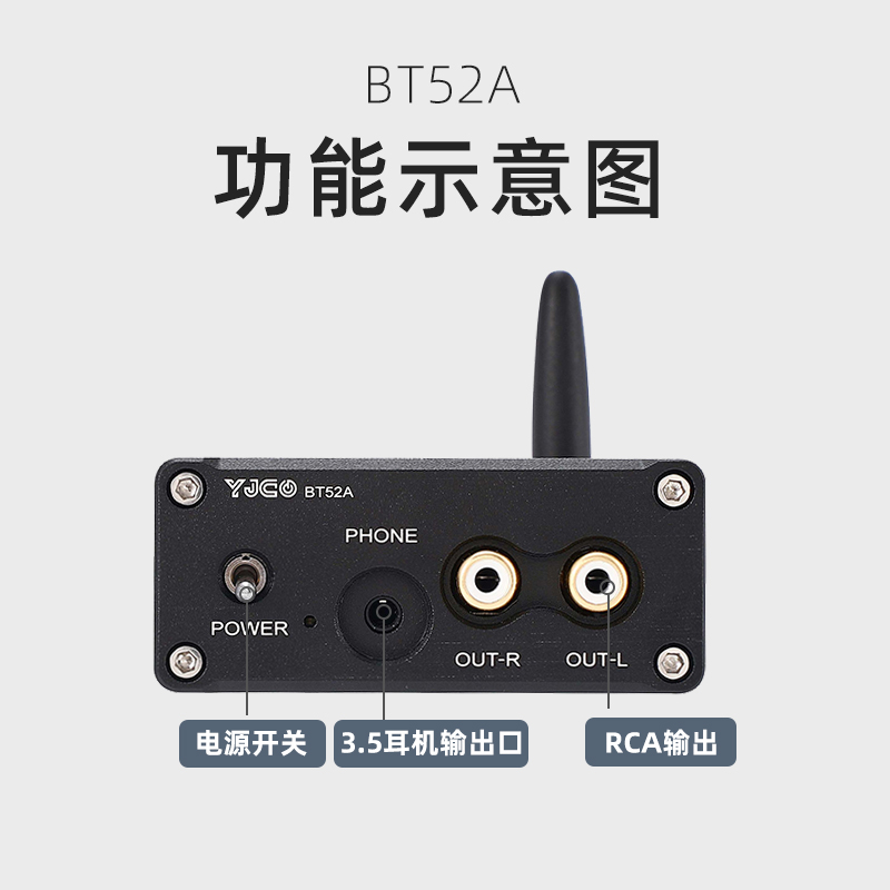 BT52A 蓝牙5.1 QCC5125@PCM1794 无损解码器 - 图1