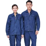 Тонкий джинсовый летний износостойкий комбинезон, свободный крой