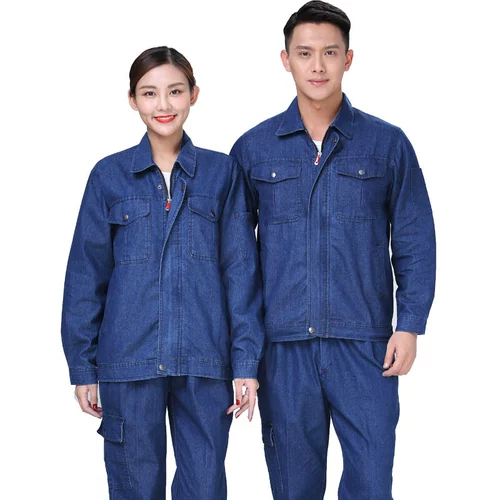 Тонкий джинсовый летний износостойкий комбинезон, свободный крой