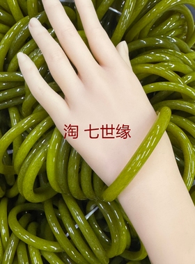 11.11厂家批发天然真岫玉牛油果叮当69-70-71-72大口径现货随机发