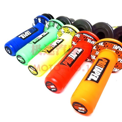 海陵MX6M4M8正林华阳T2T4T6越野摩托车手把胶手把套 油门手把胶套 - 图0