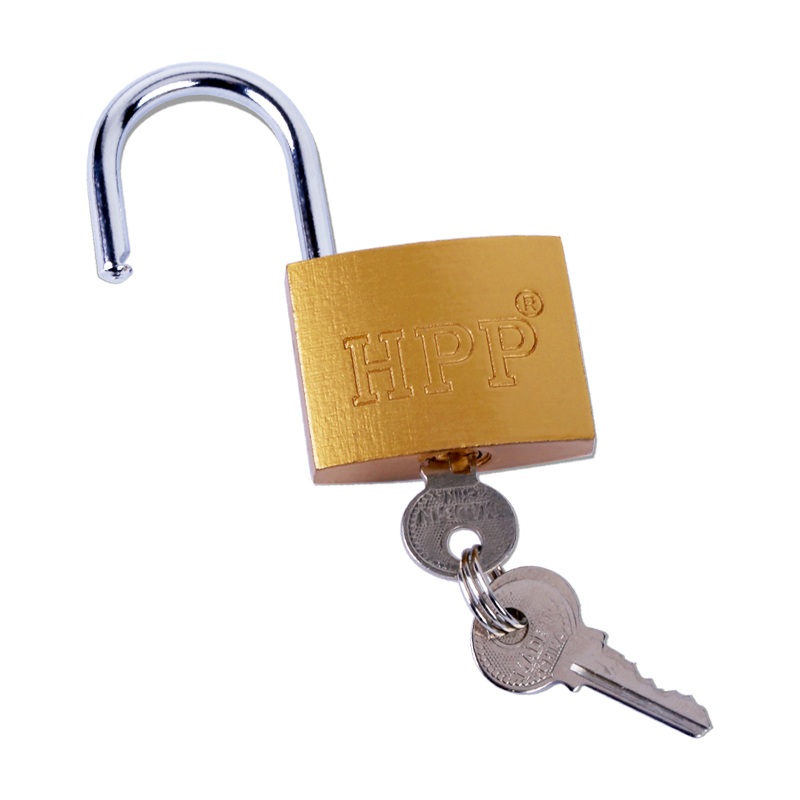 锁子门锁仿铜锁宿舍防门盗锁健身房柜子锁迷你抽屉锁行李箱小锁头 - 图3