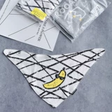 Хлопковый шарф, слюнявчик, 2 шт