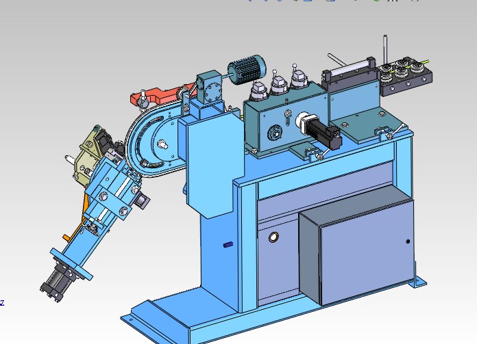 全自动弯环机3D图 K140 非标自动化设备3D图纸3D3D图纸资料 - 图3