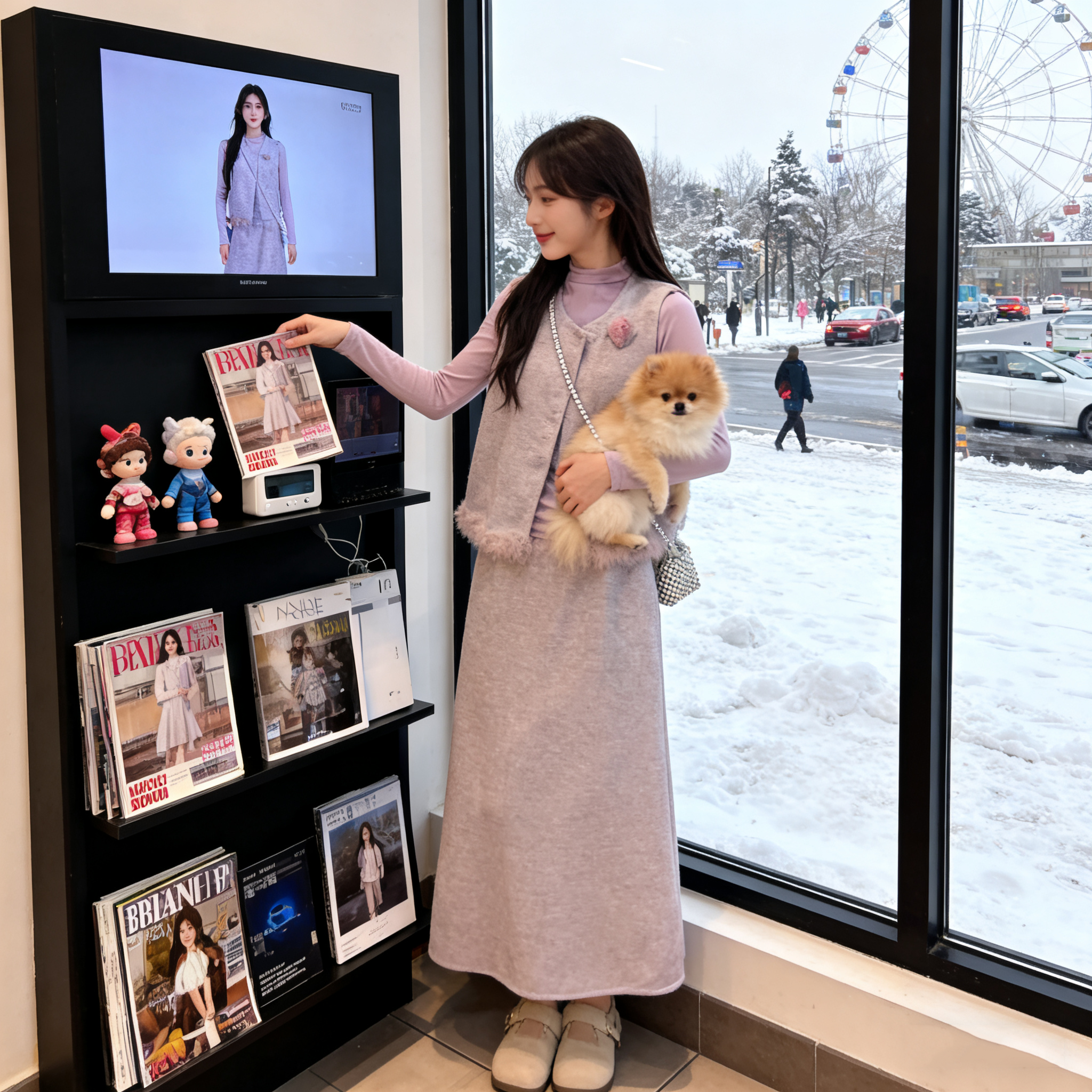 大码胖MM纯欲休闲气质套装女装春季马甲高领打底衫半身长裙三件套,淘宝优惠券,粉丝福利购,淘宝优惠卷