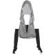ຊຸດເດັກຍິງແປກທີ່ມີ zipper ແລະ hood