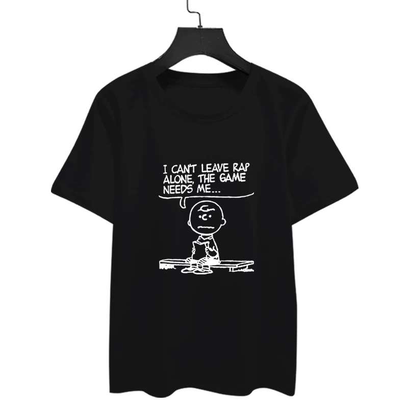 Nuby, snoopy, comics, cotton short sleeve T-shirt for men and women, with short sleeve