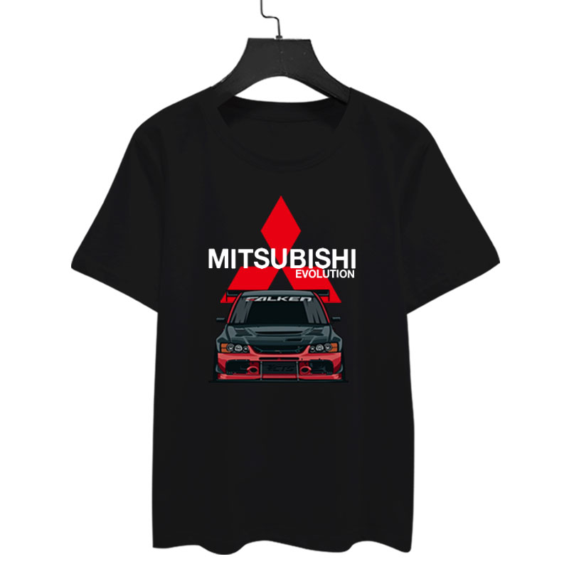 可定制性能车三菱evolution t恤衫 衫舍男装T恤
