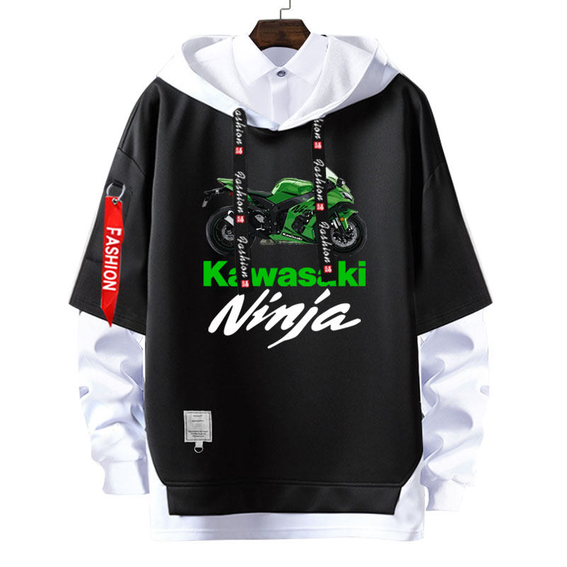 可定制川崎重机车摩托爱好者卫衣 衫舍男装卫衣