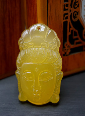 玛瑙佛像配饰玉吊坠