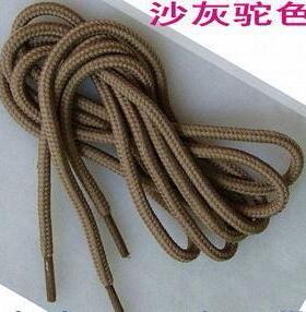 热销鞋绳绑带户外鞋带粗4mm驼