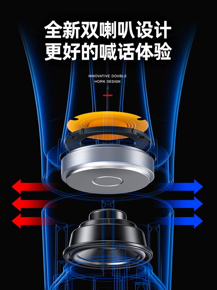 先科扩音器迷你手持扬声器录音叫卖地摊喊话器摆摊无线大音量喇叭 - 图1