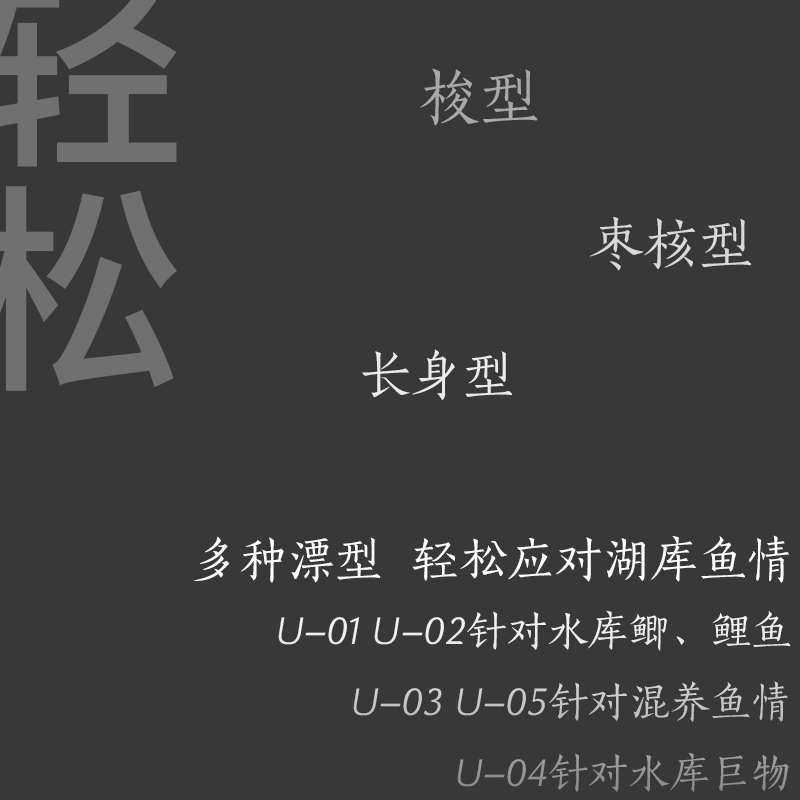 龙众纳米浮漂湖库黑坑深水鲫鱼鲤鱼醒目加粗浮钓鱼漂底钓行程枣核-图0