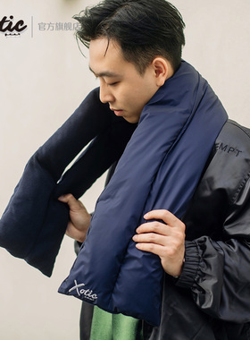 官方摇粒绒新品男女加厚双色围脖