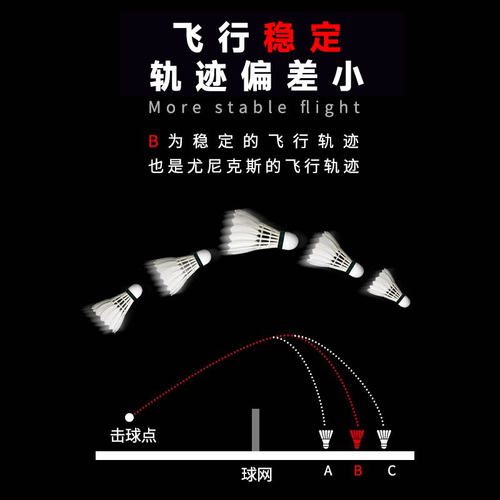 官网尤尼克斯yonex羽毛球12只yy专业训练比赛用耐打球AS05 03 02 - 图0