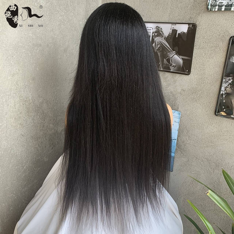 古风妆造时尚长直发自然色蕾丝假发头套4*4 blend hair lace wigs - 图2