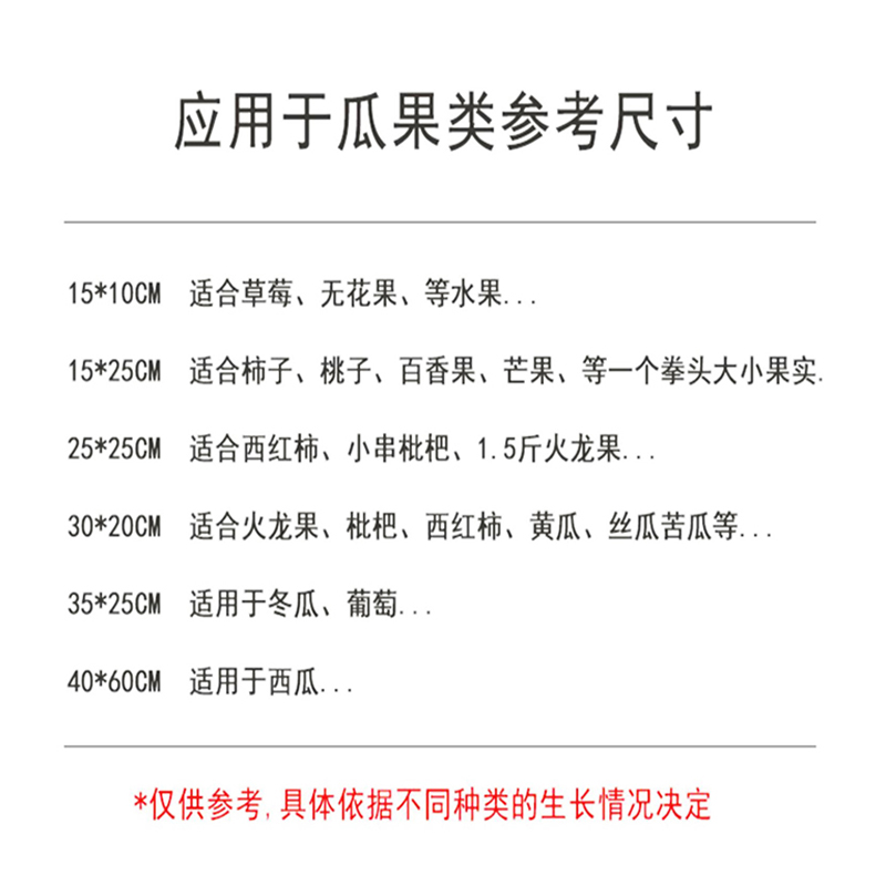 瓜果防虫袋网子防鸟纱网丝瓜苦瓜琵琶葡萄杨桃樱桃柚子套袋专用袋-图3