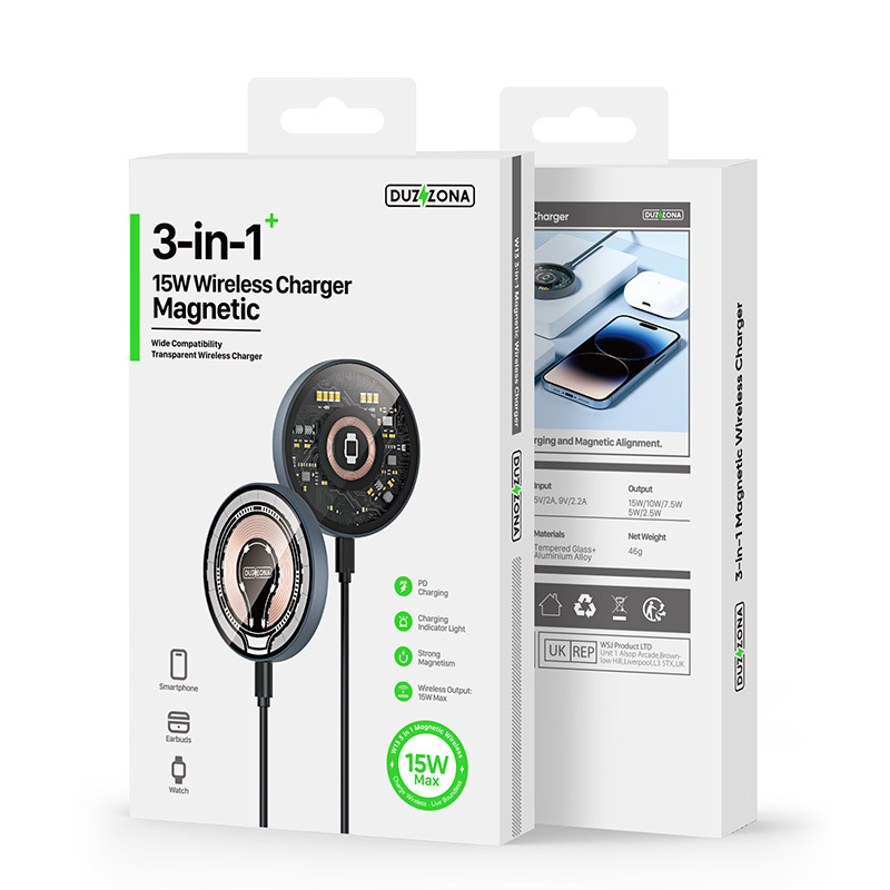 15W Magnetic Wireless Charger iphone apple Watch Airpods-图3