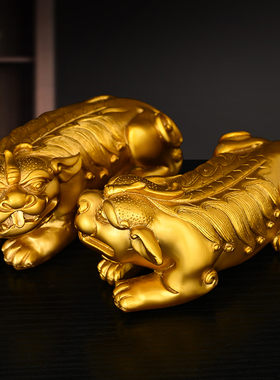 黄铜貔貅中式办公室客厅