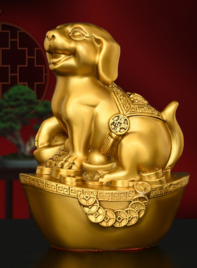 黄铜生肖马中式办公室客厅