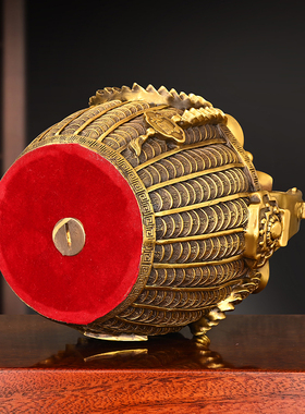 黄铜中式客厅办公室玄关