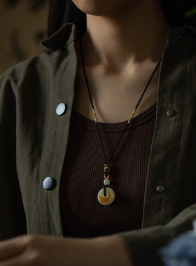 孤品仅此一件和田玉玉佩玉石