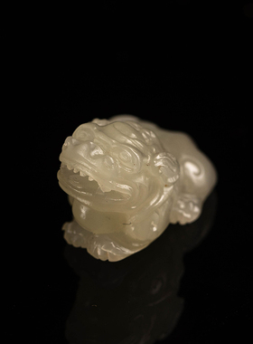 孤品寿山石貔貅项链吊坠