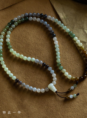 天然和田玉多圈手链男女万象手串