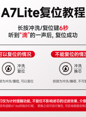 沁安特适配安吉尔净水器大水量A7lite反渗透J2908-ROC60通用滤芯