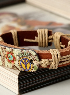 民族风彩色图腾手链手饰