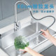 3MM thickened stainless steel sink large single sink vegetable basin