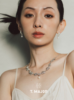 曼陀罗系列立体花朵拼接珍珠项链