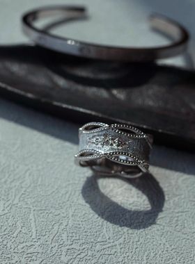 T.MAJOR对戒S925古典宽戒