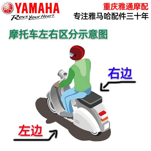 Original Yamaha Fuying 125 front circumference